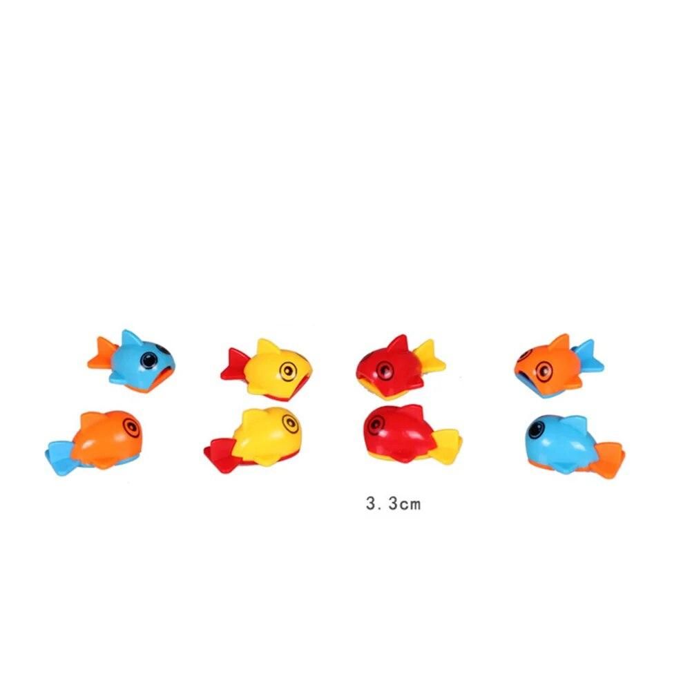 Baby Bath Time Fun Floating Fish Mini Fishing Set Bathtub Toys with Fishing Rods