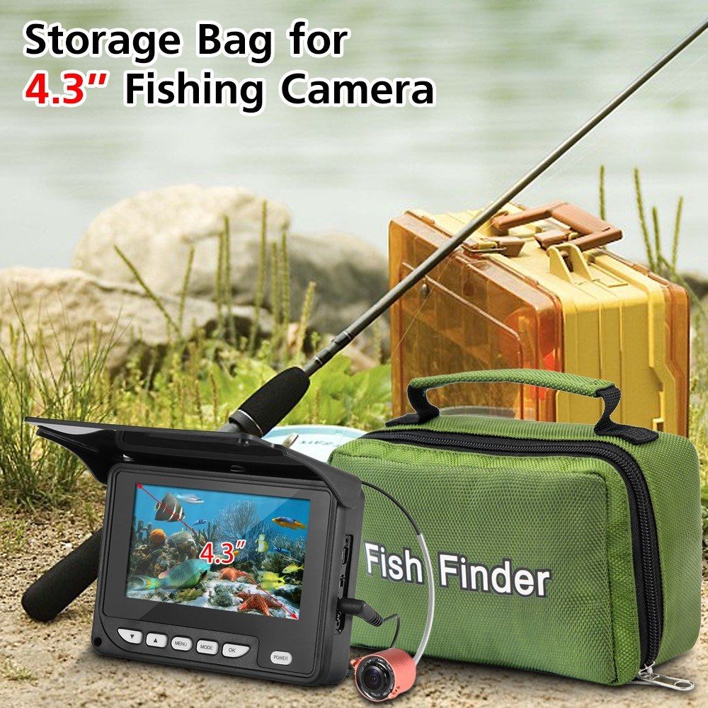 Fish Finder Storage Bag Carrying Case For 4.3 Inch
