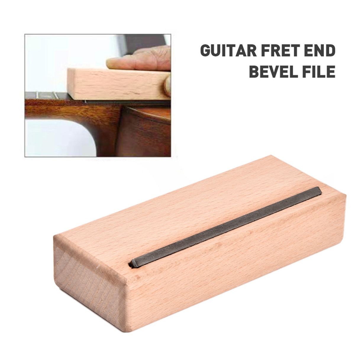 Guitar Fret Bevel File Chamfer File 45°Angle Luthier