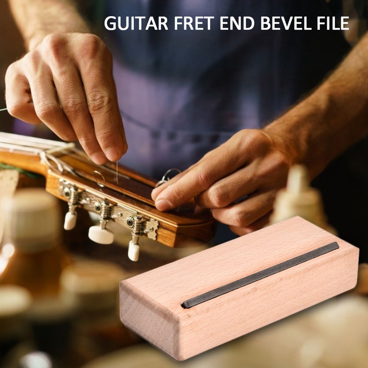 Guitar Fret Bevel File Chamfer File 45°Angle Luthier