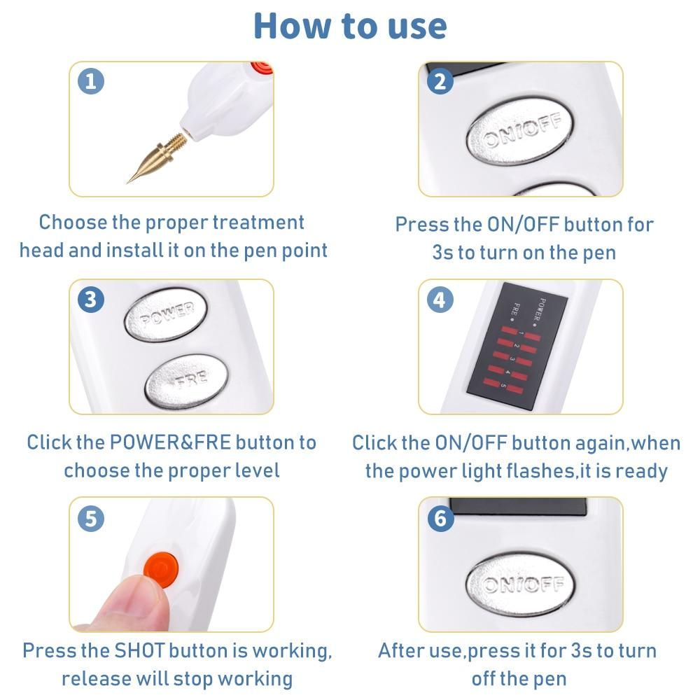 Professional Micro Plasma Pen Face Tattoo Removal Machine Freckles Acne Skin Spot Remover Eyelid Lift Picosecond Therapy Tools