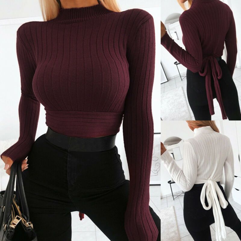 Soft Warm Korean Style Women Long Sleeve Sweater Cheap Basic Pullovers For Girls High Collar Female Turtleneck Winter(#White)
