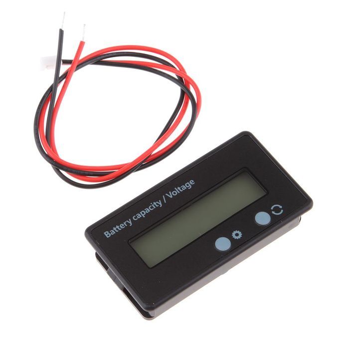 12V 24V 36V 48V LCD Lead Acid Battery Capacity Indicator Volt Blue