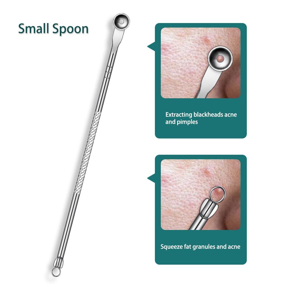 4PCS / 8PCS Blackhead Remover Kit, Comedone Pimple Extractor Tool Acne Removal Kit Blemish Remover Set for Blackhead, Whitehead Popping with Case