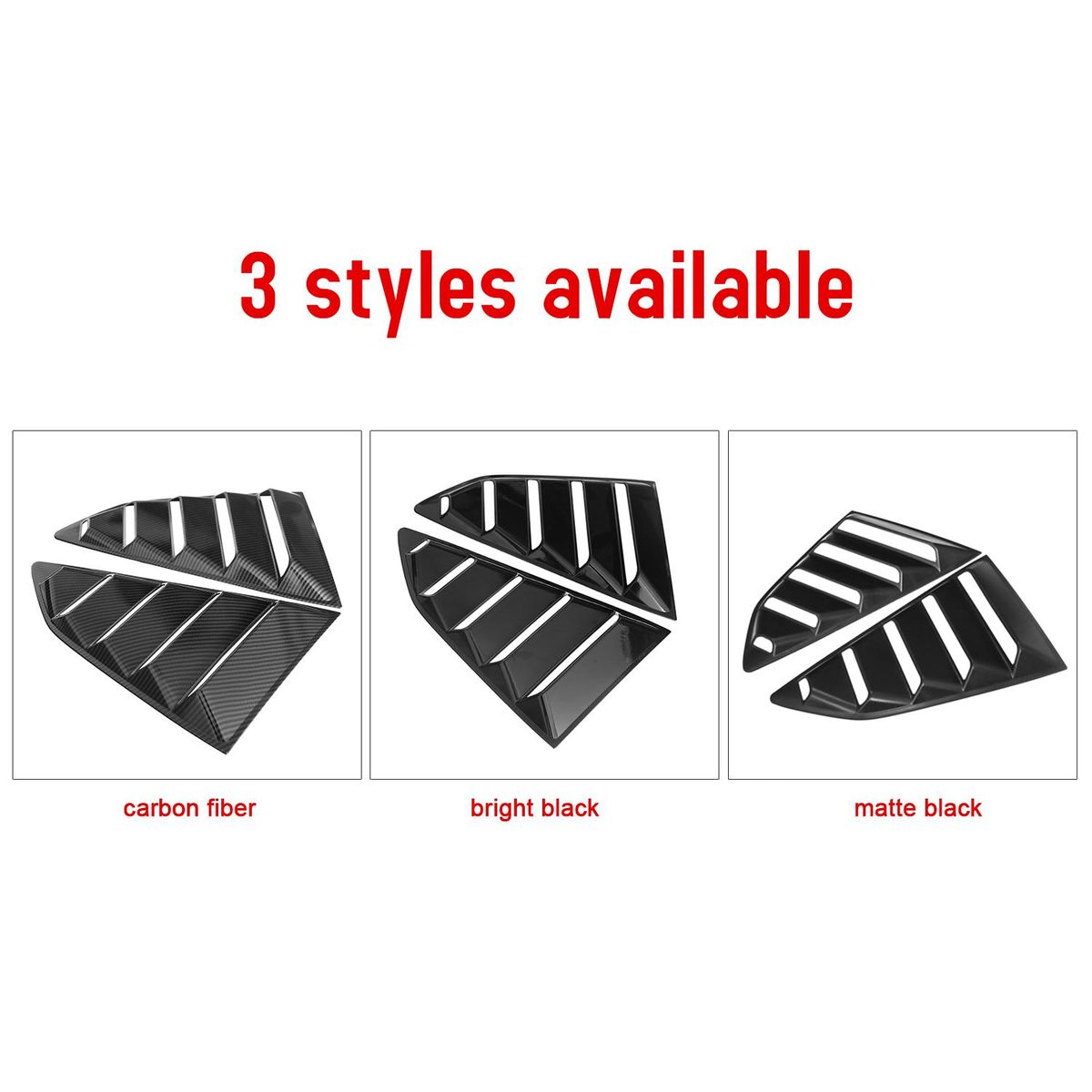 Rear Window Louvers Car Rear Window Blinds Side Tuyere replacement for Chevrolet Komaro 2016-2018