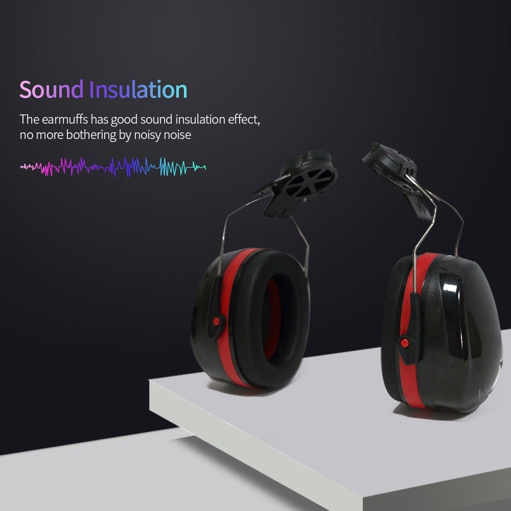 Hard Hat Mounting Ear Muffs Cap Mount Protective Earmuffs