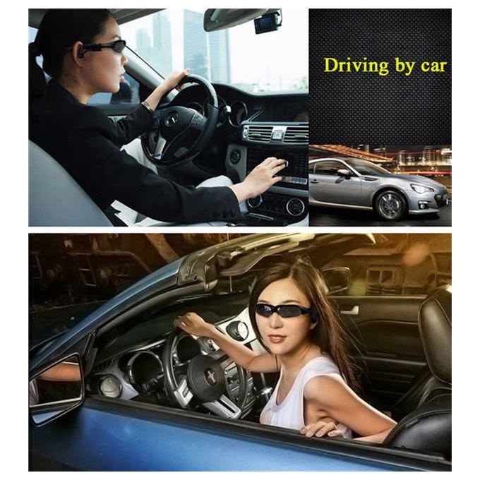 X8 Bluetooth 5.20 EarPhone FBI Fashion Sunglasses HeadPhone Smart Glass Headset Sport For Cycling