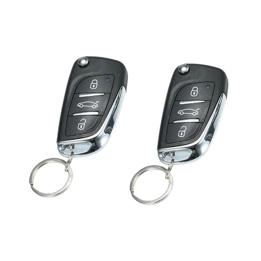 Universal Car Door Lock Keyless Entry System with Trunk Release Button Remote Central Locking Kit
