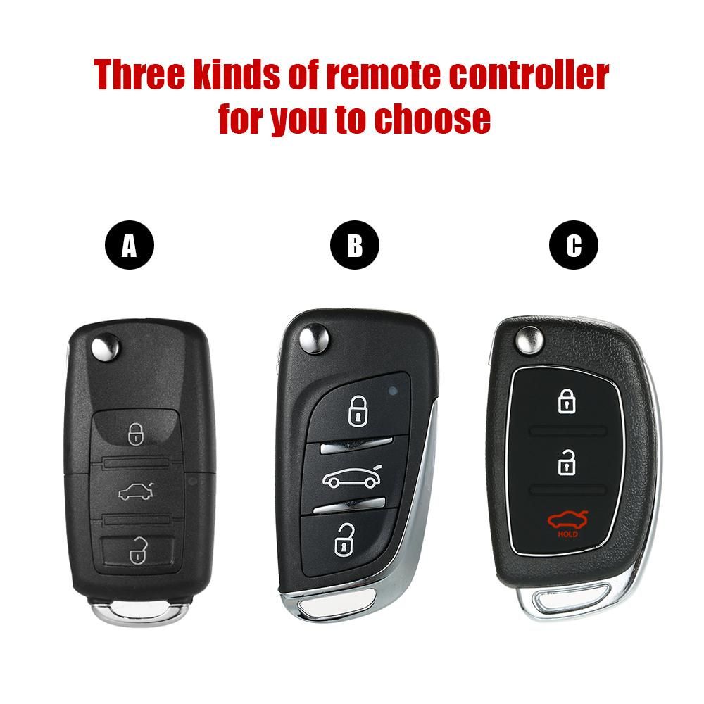 Universal Car Door Lock Keyless Entry System with Trunk Release Button Remote Central Locking Kit
