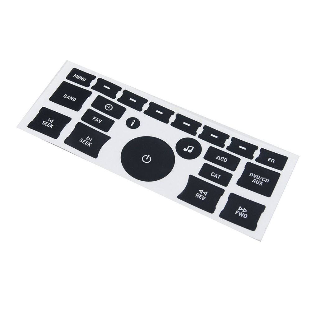 Radio Button Stickers Radio Stereo Button Repair Decals