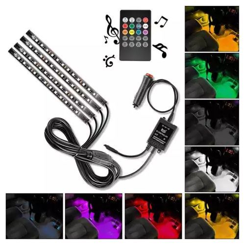 LED Car Strip Flooring Light Waterproof Interior Lighting