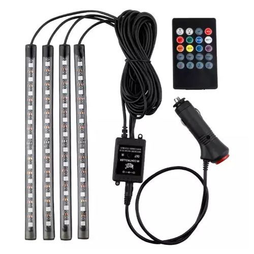 LED Car Strip Flooring Light Waterproof Interior Lighting