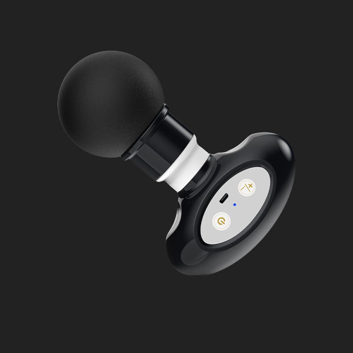 Mini Muscle Massager Wireless Handheld Mini Massager for Tissue Muscle Black