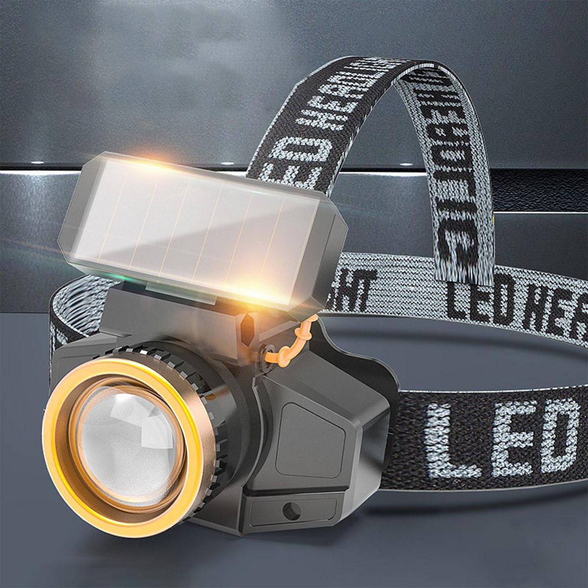 LED Head Light USB Charging Work Light Hiking No