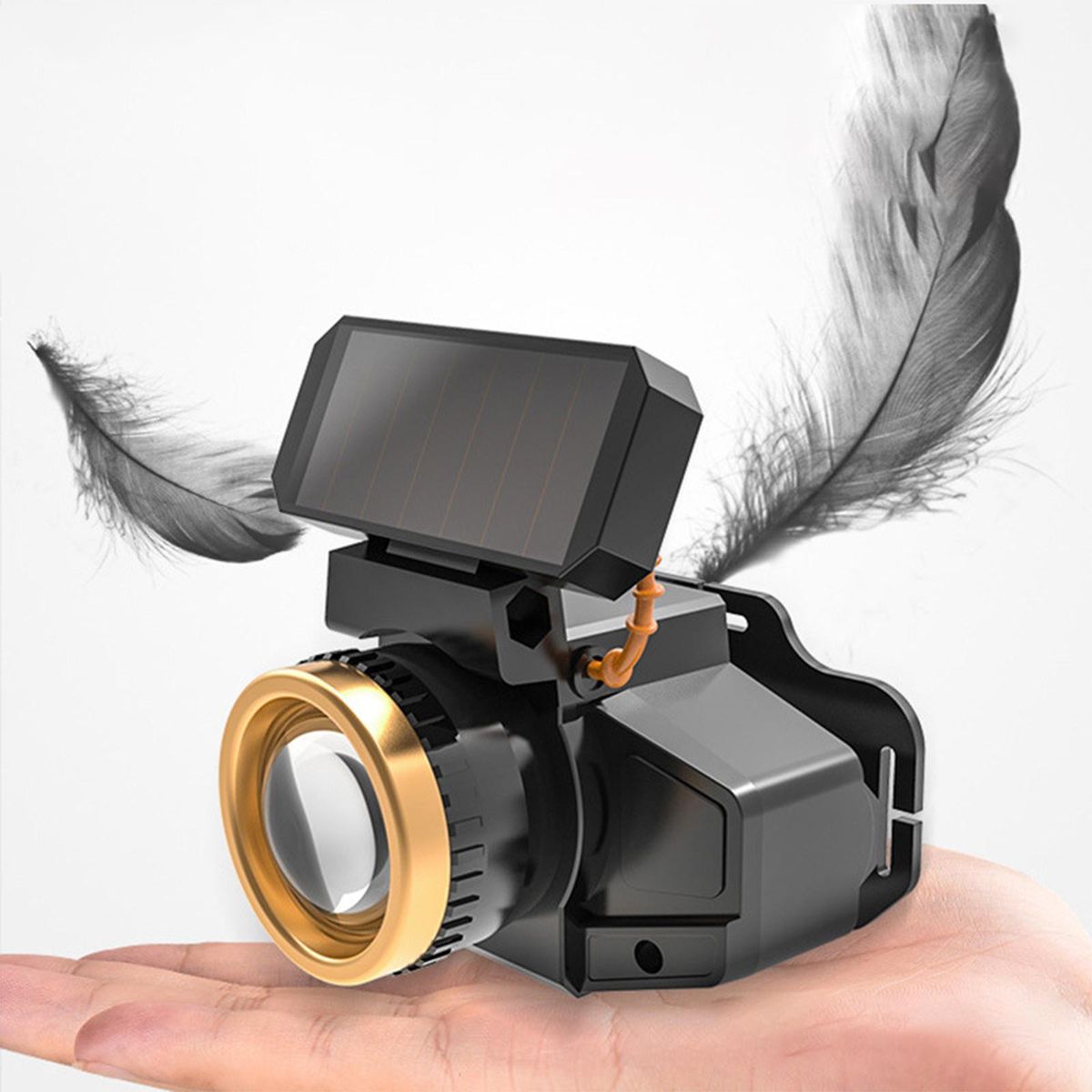 LED Head Light USB Charging Work Light Hiking No