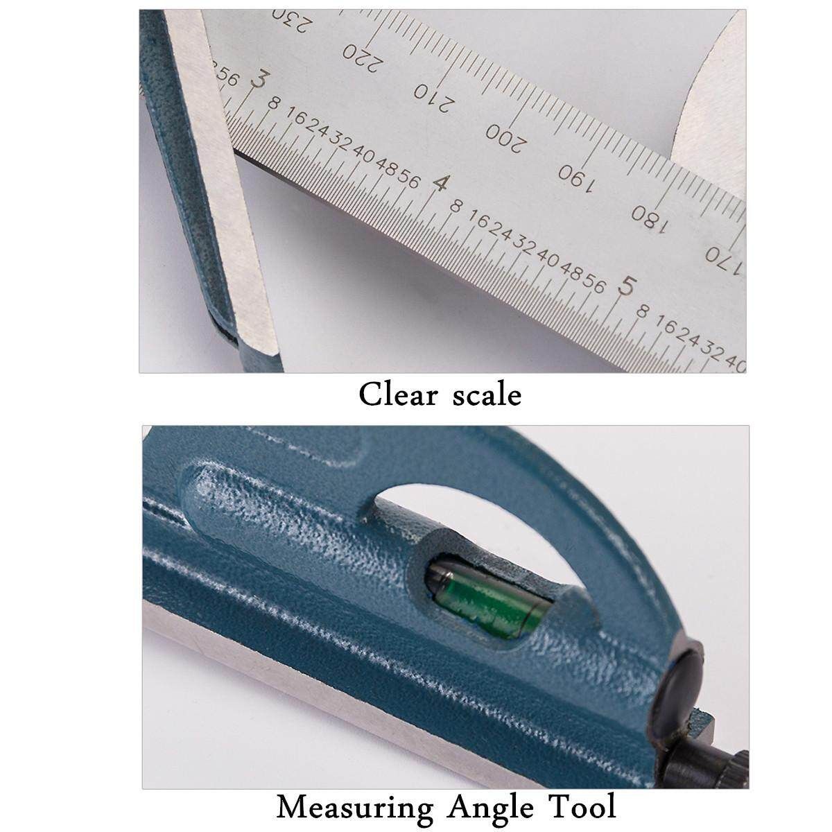 Blem Cosmetic Second PEC 12" 4R 4 Pc Combination Machinist Square Protractor