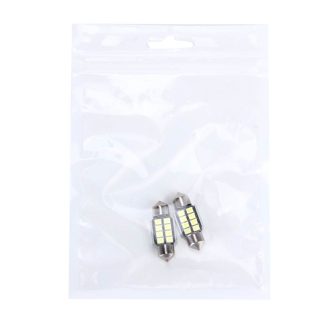 2 PCS Bicud Port De Car Dome Lamp LED Reading Light