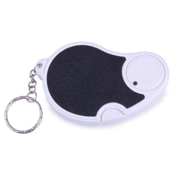 Hand-hold LED Light Magnifier Movable Jewellery Identifying Loupe 5X
