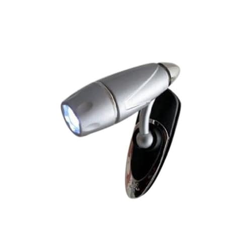 Adjustable Clip On Book Reading Portable Lamp With Led Night Light