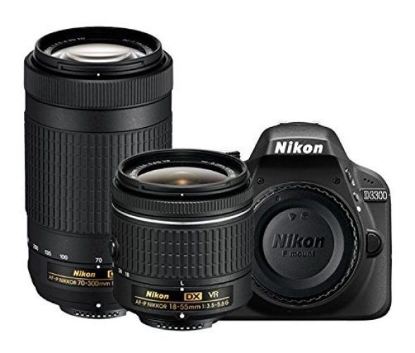 D3300 DSLR Camera With 18-55mm & 70-300mm Lens