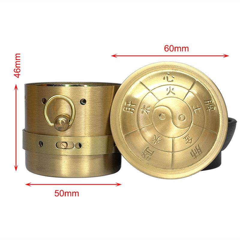 Roller Moxa Device Meridian Pure Copper Moxibustion Box Stick Chart Warm Body