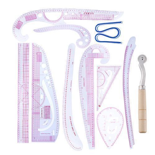 11 Style French Curve Sewing Rulers Set For Dressmaking