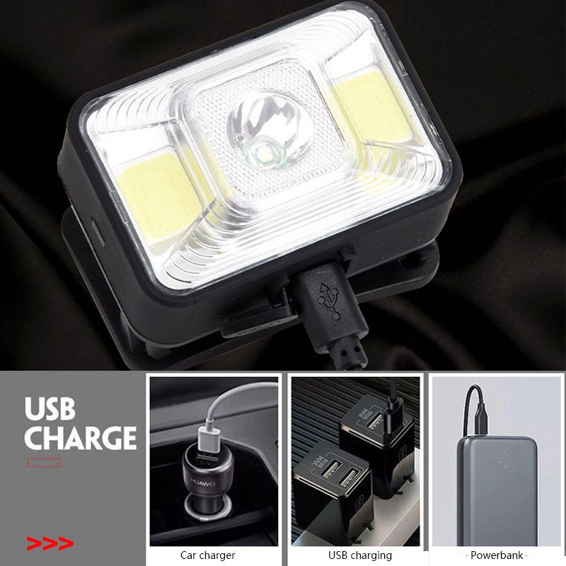 10000Lm Powerfull Headlamp USB Charging Strong LED Outdoor