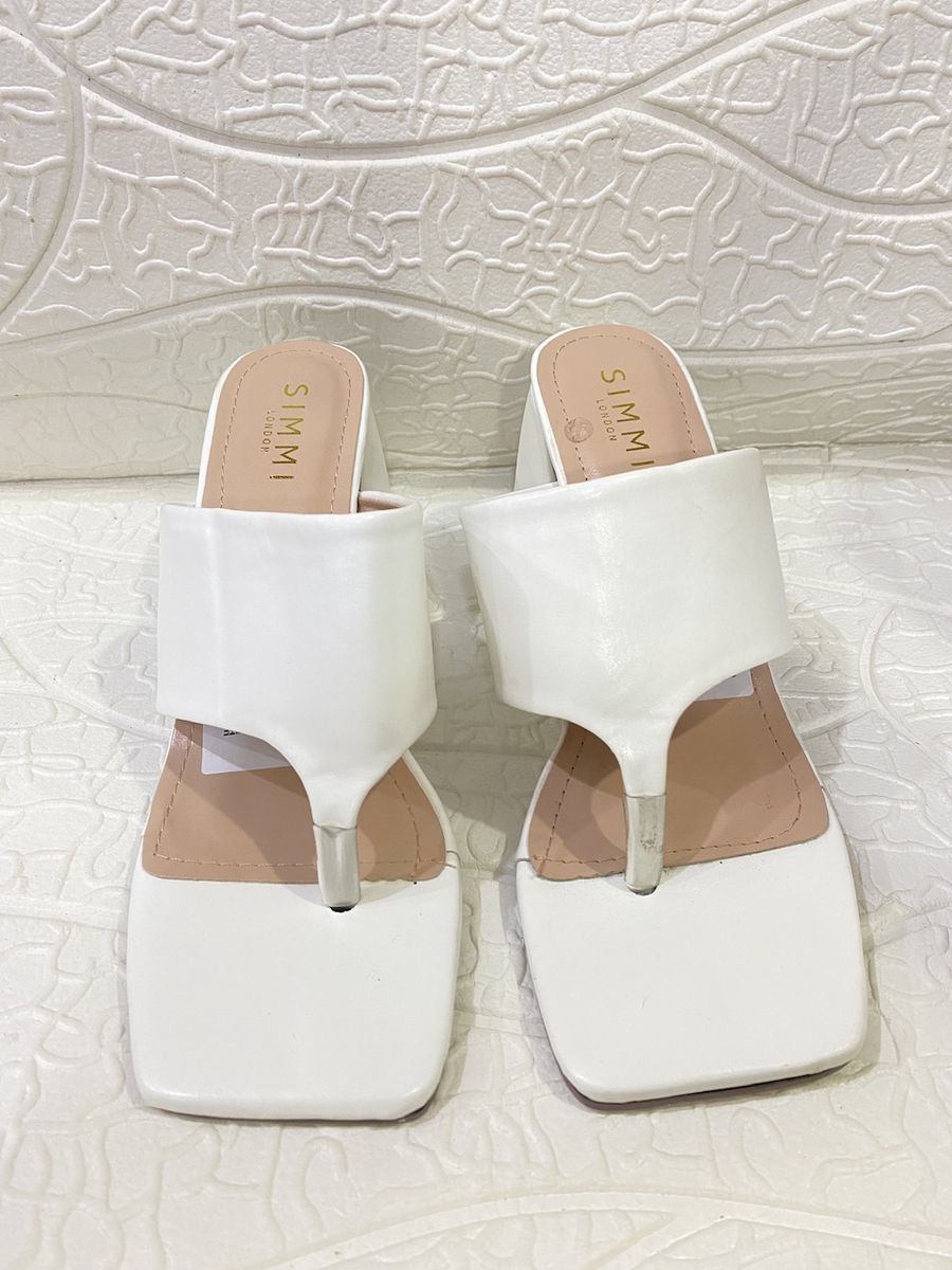 Women's Chunky Slipper Block Heels