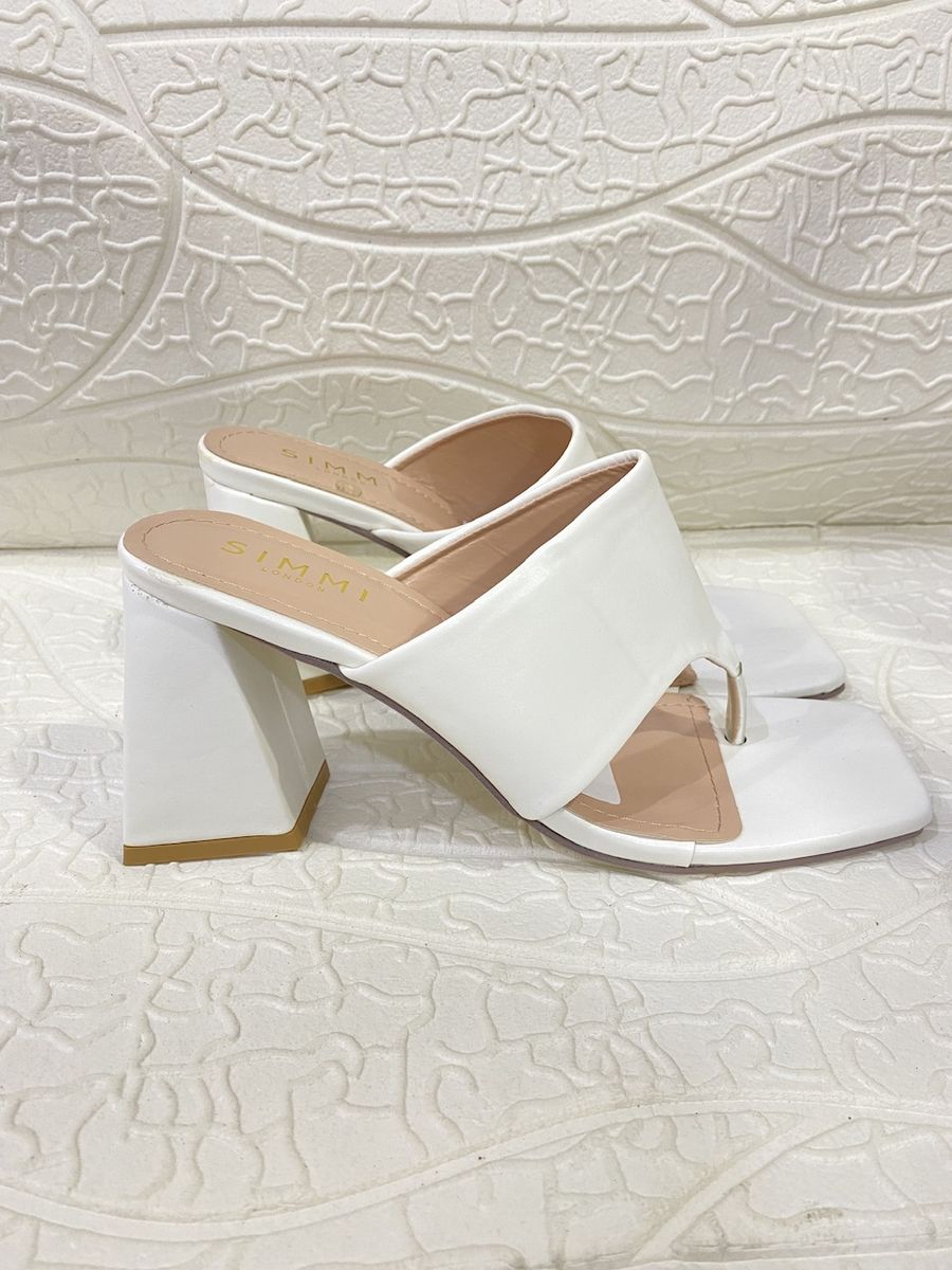 Women's Chunky Slipper Block Heels
