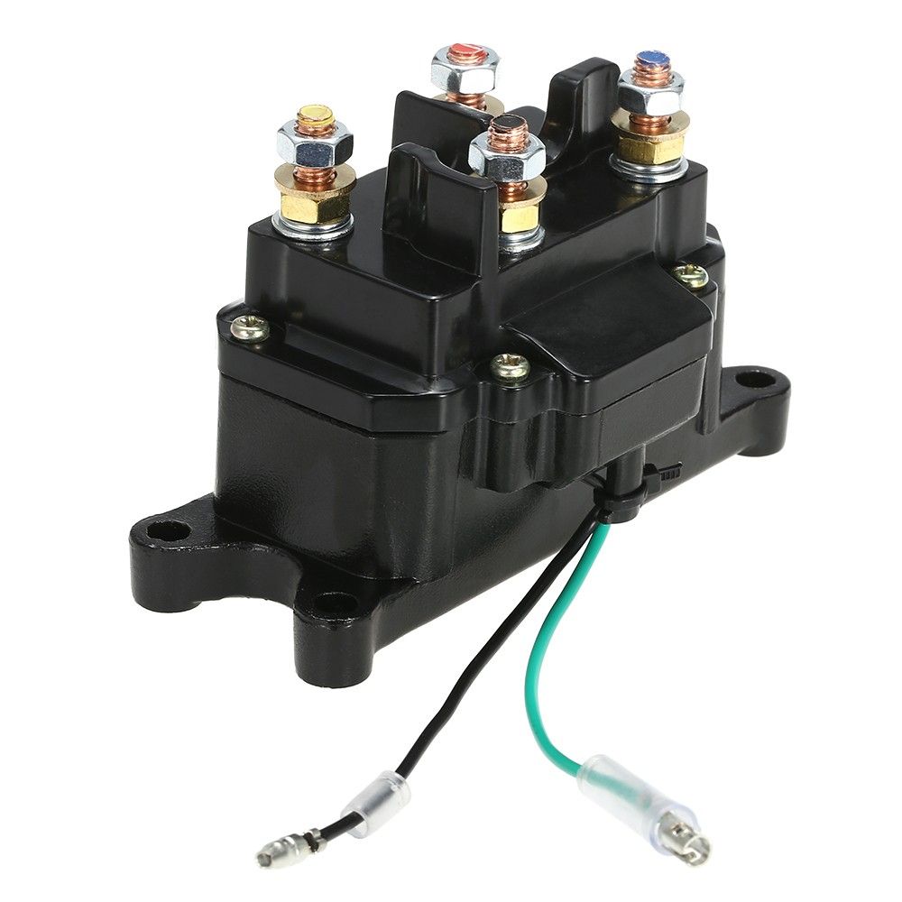 12V Solenoid Relay Contactor Winch Rocker Switch Thumb For