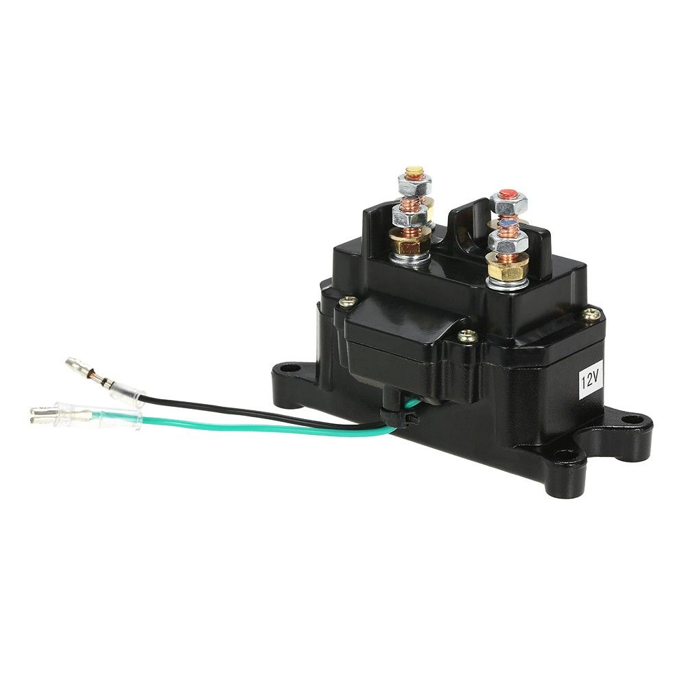 12V Solenoid Relay Contactor Winch Rocker Switch Thumb For