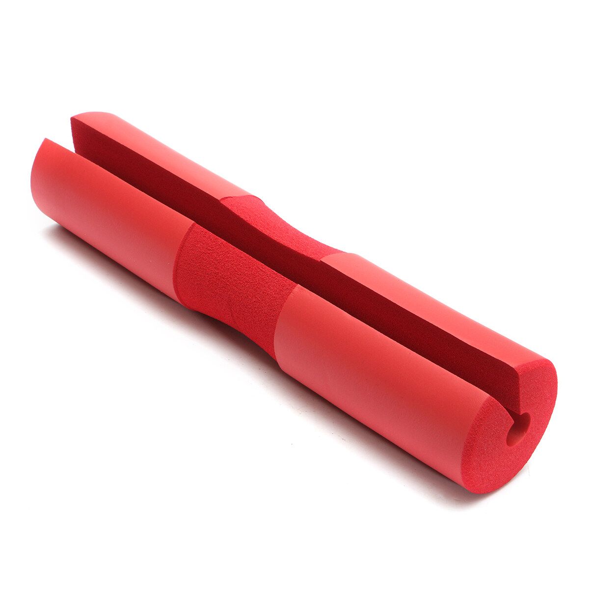Foam Padded Barbell Bar Cover Pad Weight Lifting Shoulder Blue NEW Red (red)