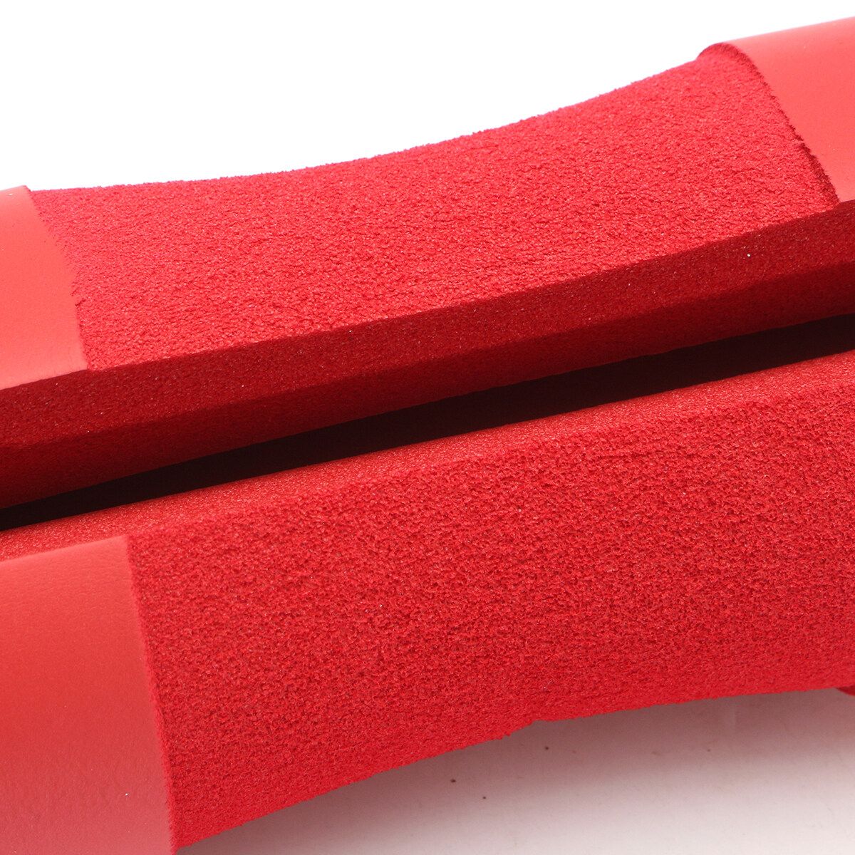 Foam Padded Barbell Bar Cover Pad Weight Lifting Shoulder Blue NEW Red (red)