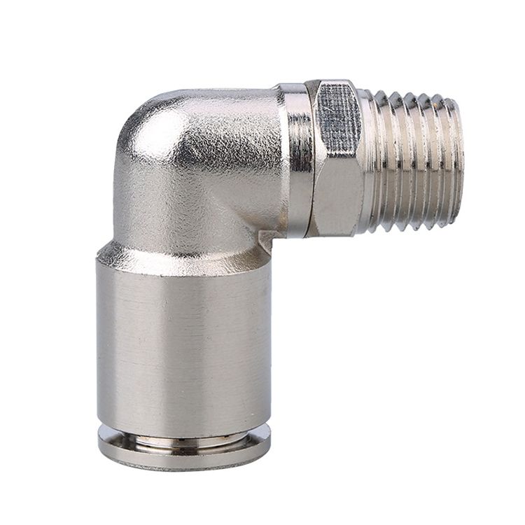 PL12-02 Elbow Male Thread Pneumatic Connector