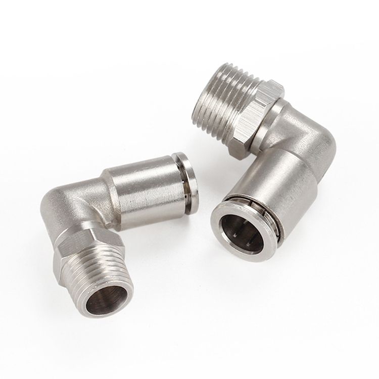 PL12-02 Elbow Male Thread Pneumatic Connector