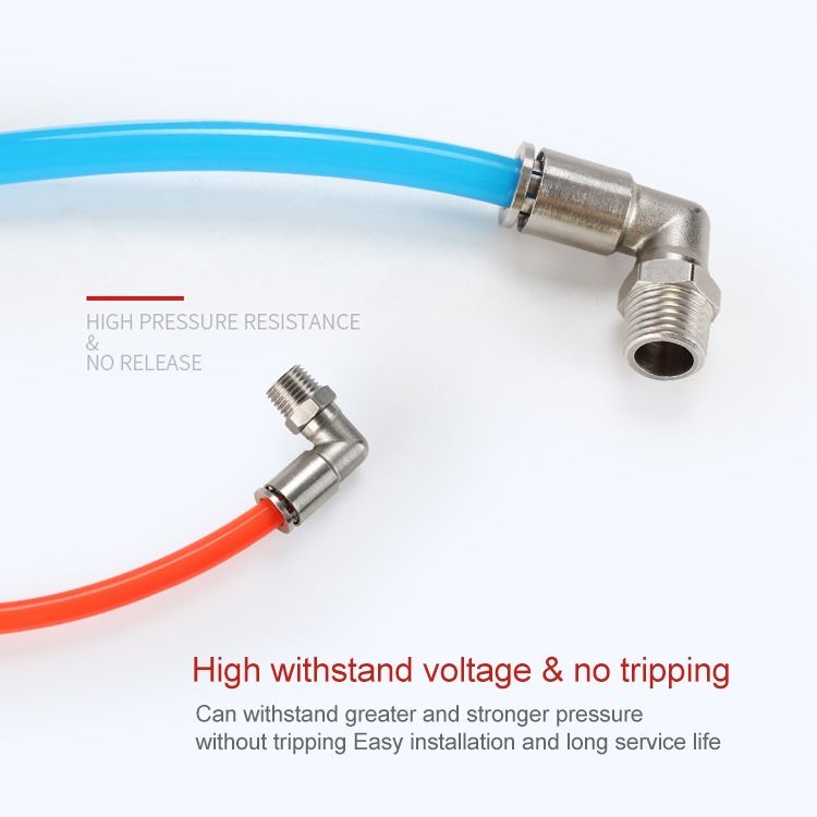 PL12-02 Elbow Male Thread Pneumatic Connector