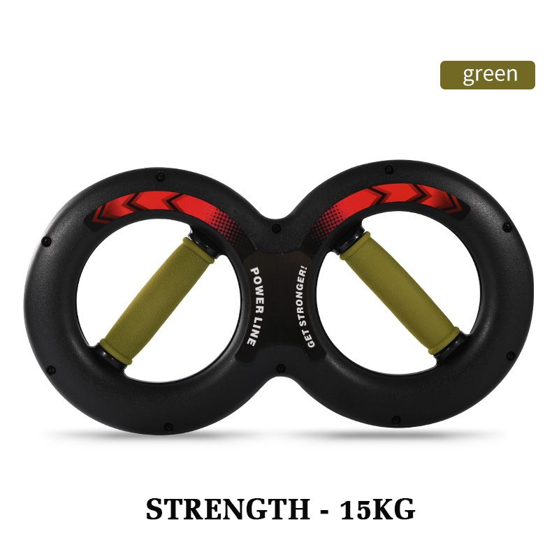 5-30kg 8-Word Chest Expander Power Wrist Device Workout Muscle Fitness Sports-Yellow
