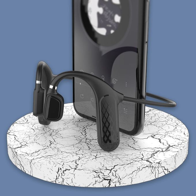 Bone  Ondu Tion Wireless  On  Ontrol Waterproof Headset With Mi Rophone-black