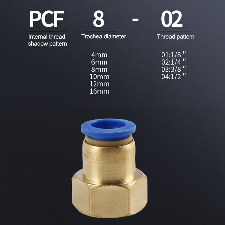 PCF4-01 LAIZE 10pcs Female Thread Pneumatic Connector
