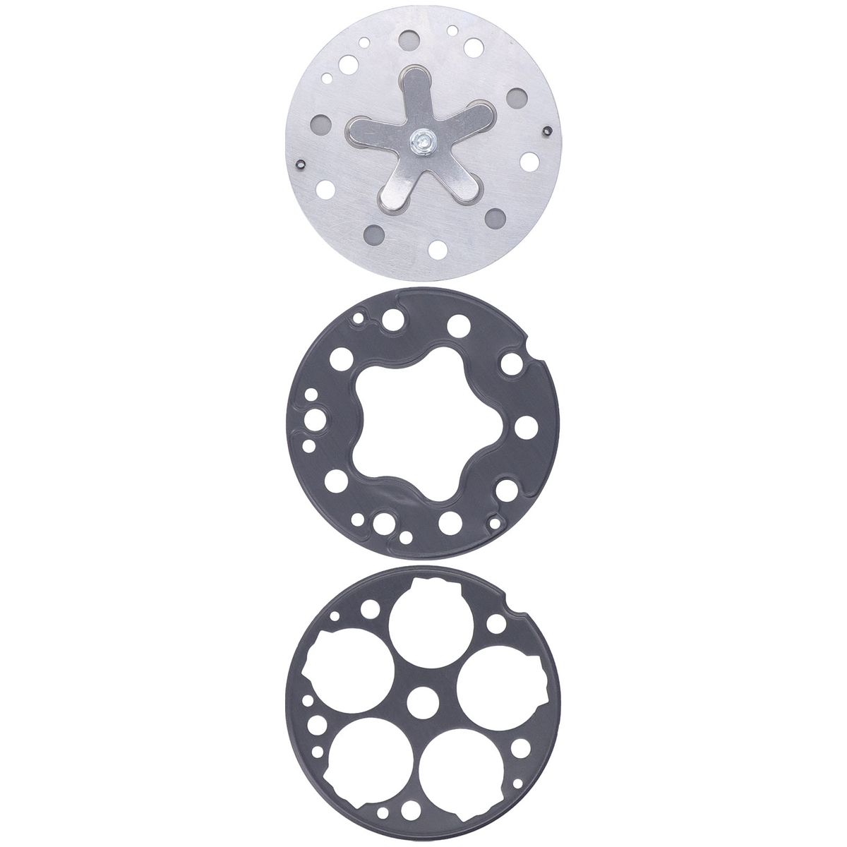 3PCS/Set Car Compressor Vae Plate Embly Metal Replacement