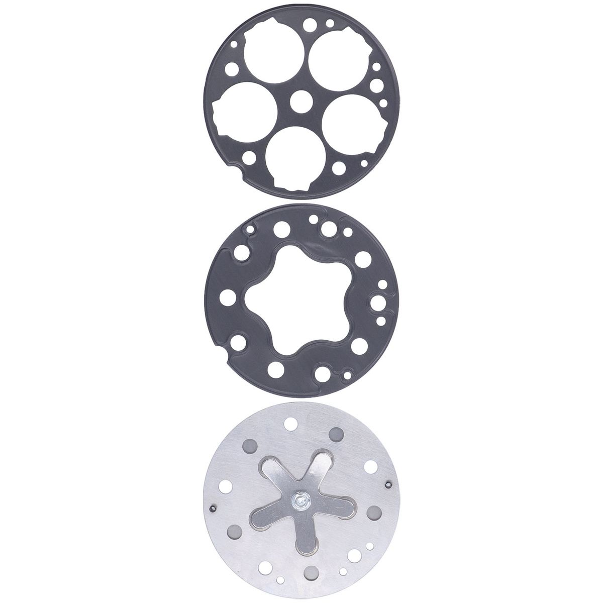 3PCS/Set Car Compressor Vae Plate Embly Metal Replacement