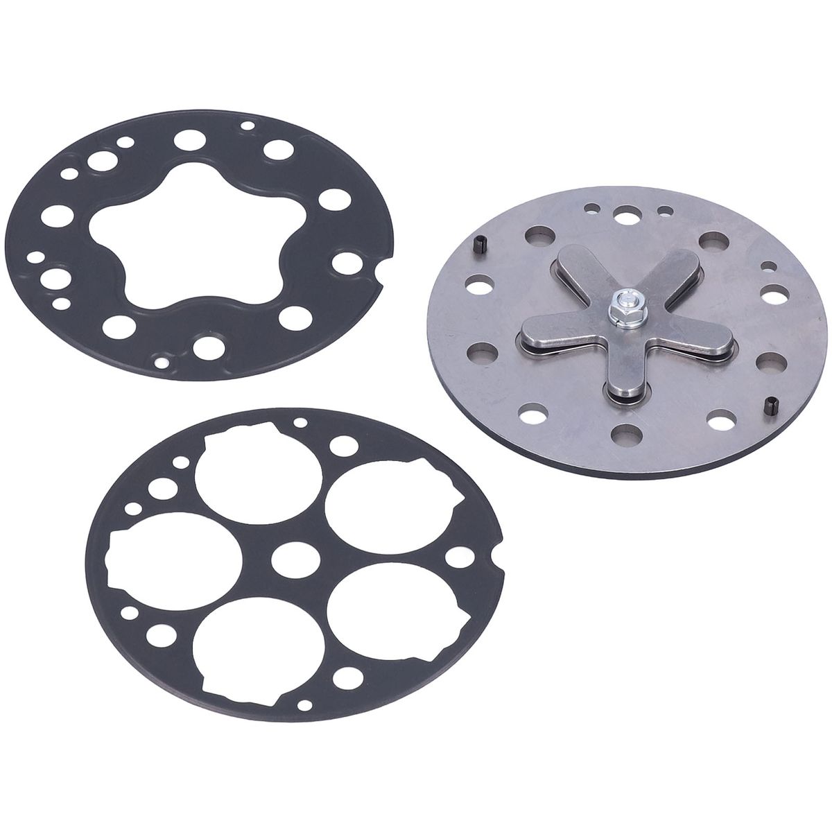 3PCS/Set Car Compressor Vae Plate Embly Metal Replacement