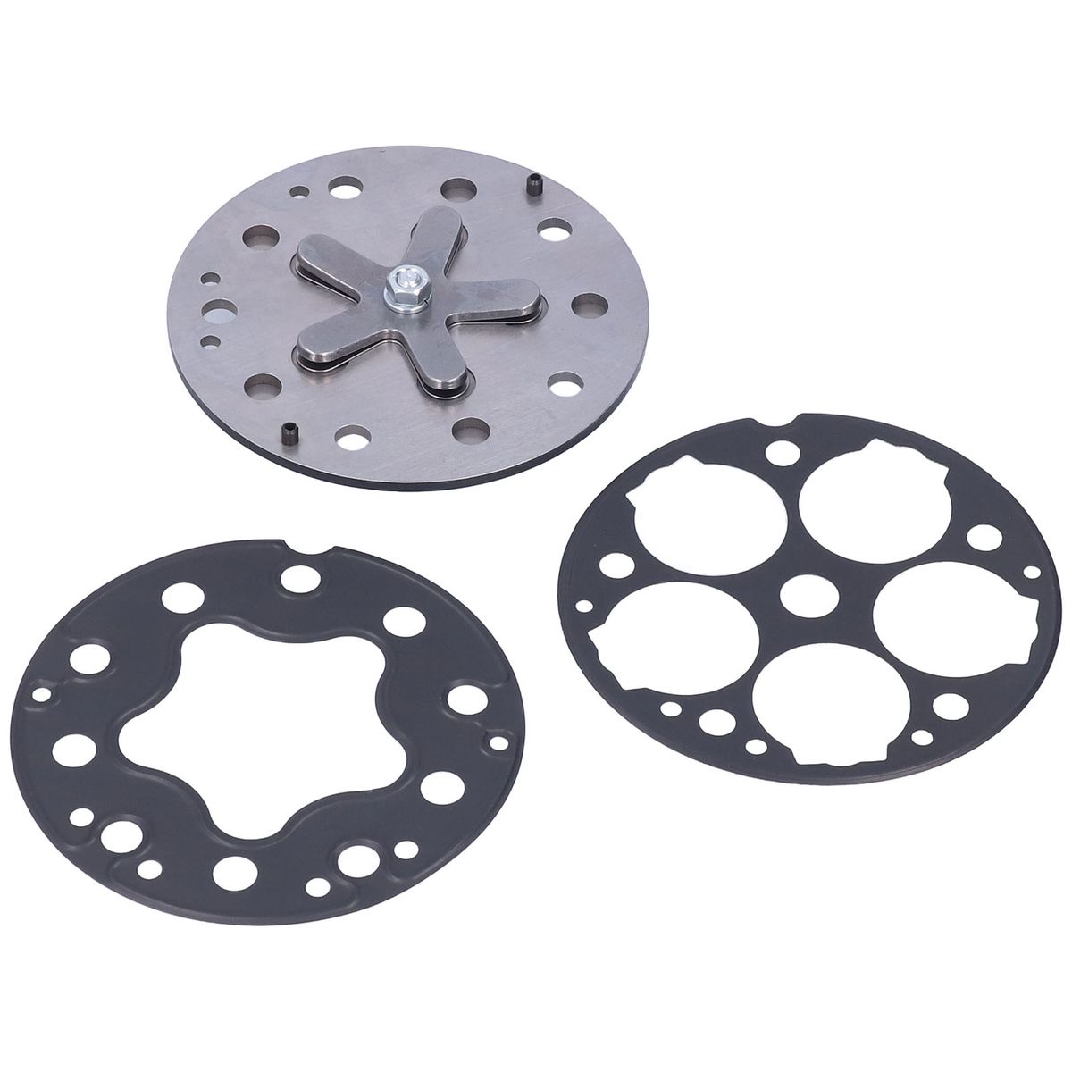 3PCS/Set Car Compressor Vae Plate Embly Metal Replacement