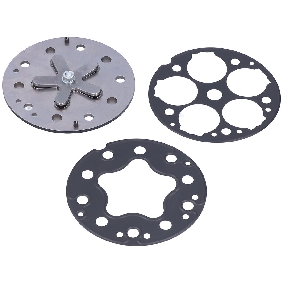 3PCS/Set Car Compressor Vae Plate Embly Metal Replacement