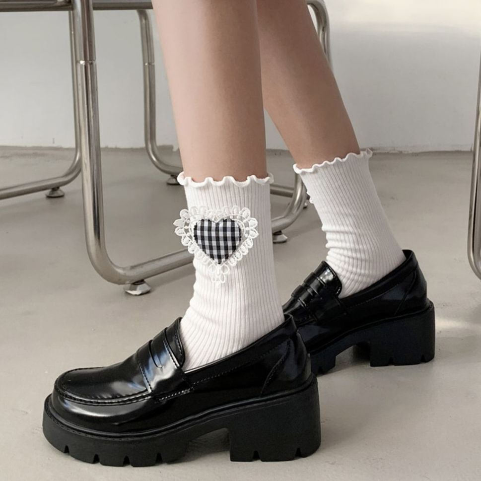 (black)lolita Gothic Shoes Platforms Mary Jane Shoes Girls Japanese School Jk Uniform Accessor JIN