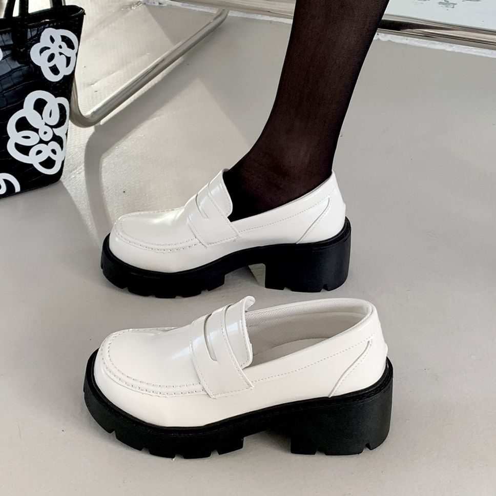 (black)lolita Gothic Shoes Platforms Mary Jane Shoes Girls Japanese School Jk Uniform Accessor JIN