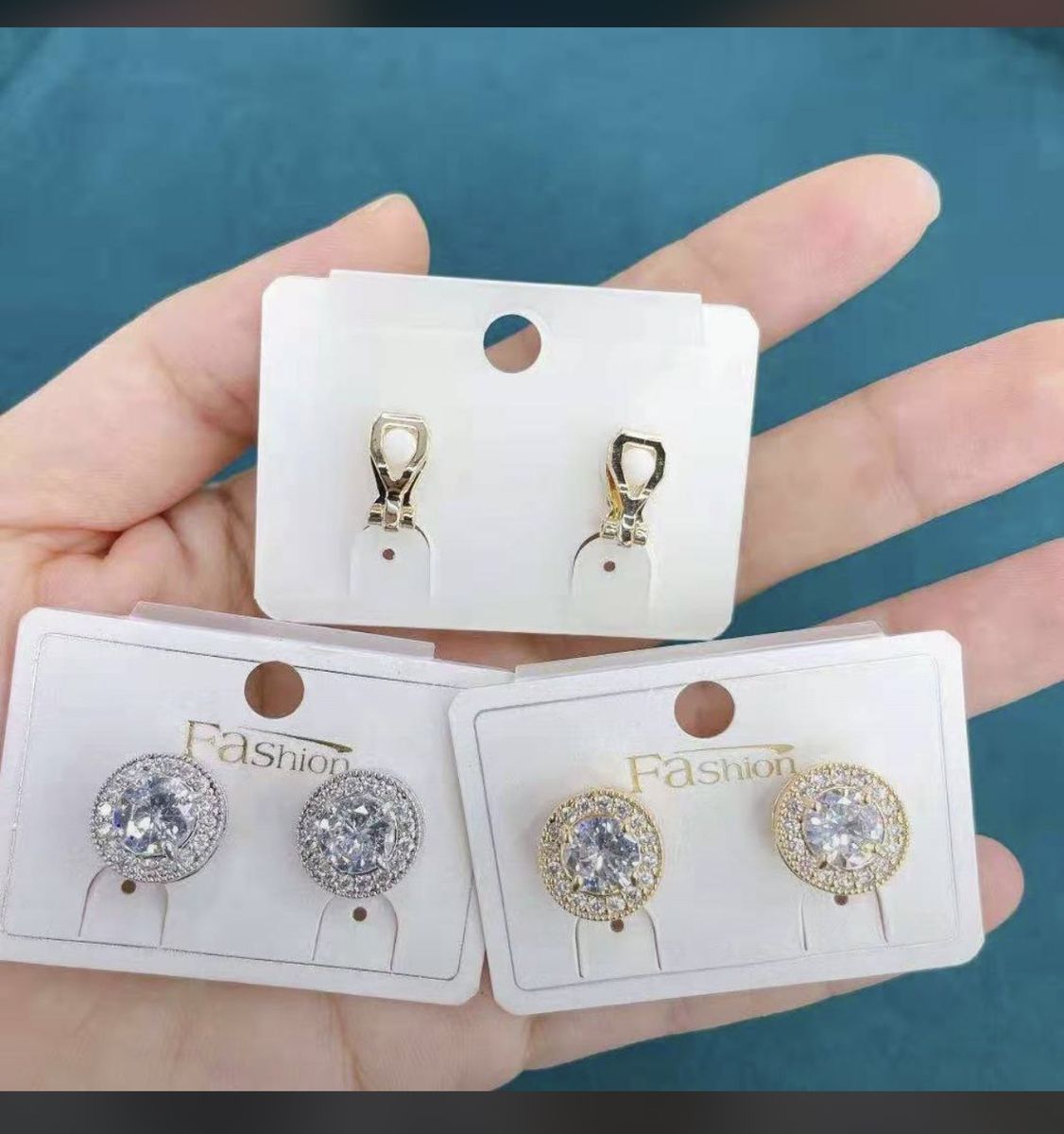 Gold  Non Piercing  Clip On Earring