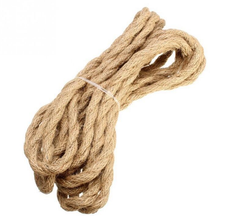 Electrical Wire Rope Cord Textile Light NEW Rope Wire Retro Twisted Vintage 2*0.75mm Hemp Cable Pendant Twisted Woven Braided