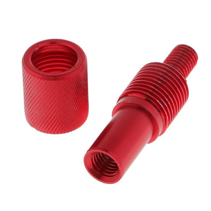 Stainl Steel 8mm Thread Adapter For  Landing Net Dip Red