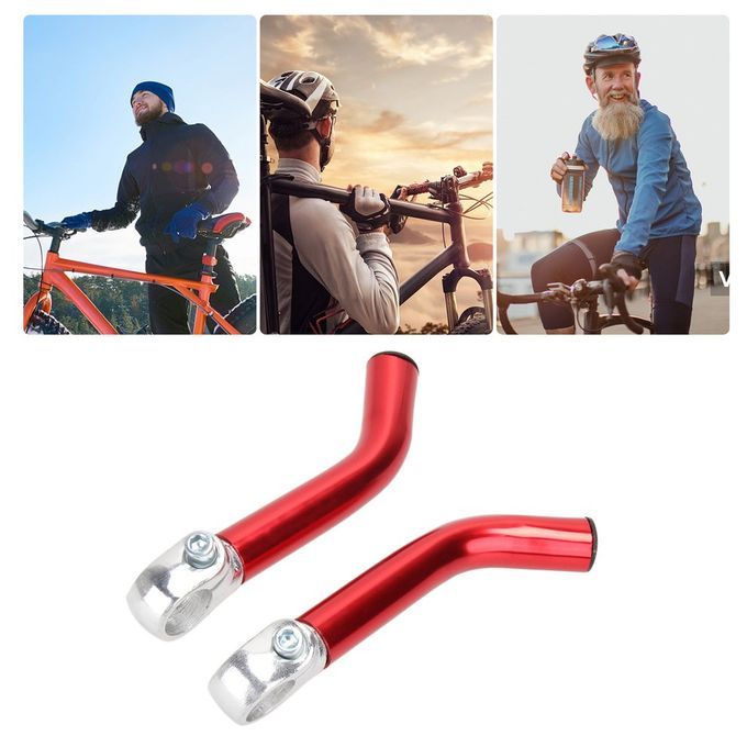 New Bi Y Le Su Ort Handlebar For 22.2 M Bi Y Le Sheep Horn Bar Handlebar Ends-red